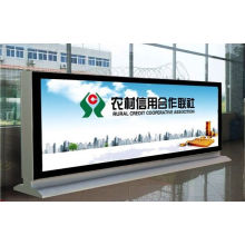 Bank Musuum Mall Werbung Display Scrolling Acryl LED Leuchtkästen